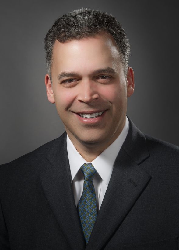 Ramon Soto wearing a grey tie